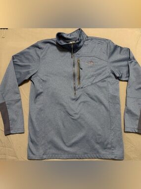 The North Face Blue Quarter-Zip Pullover